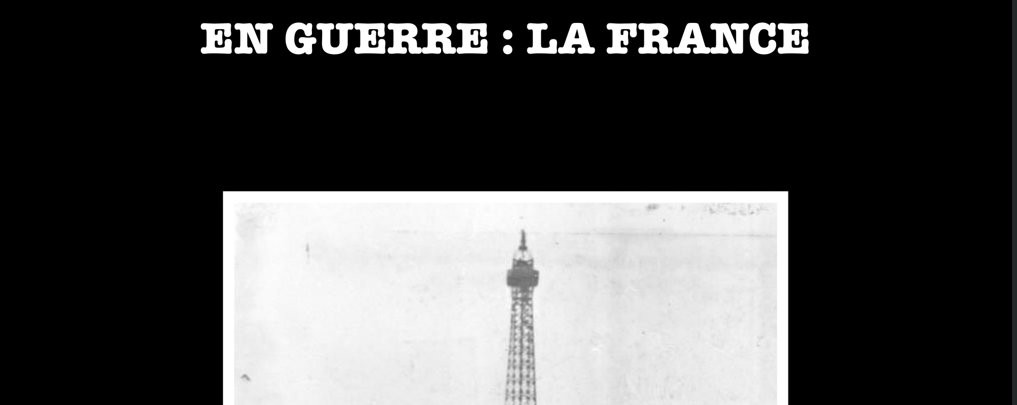 WW2 – La France en guerre